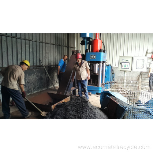 Vertical Briquette Press for Aluminum Shaving Chips